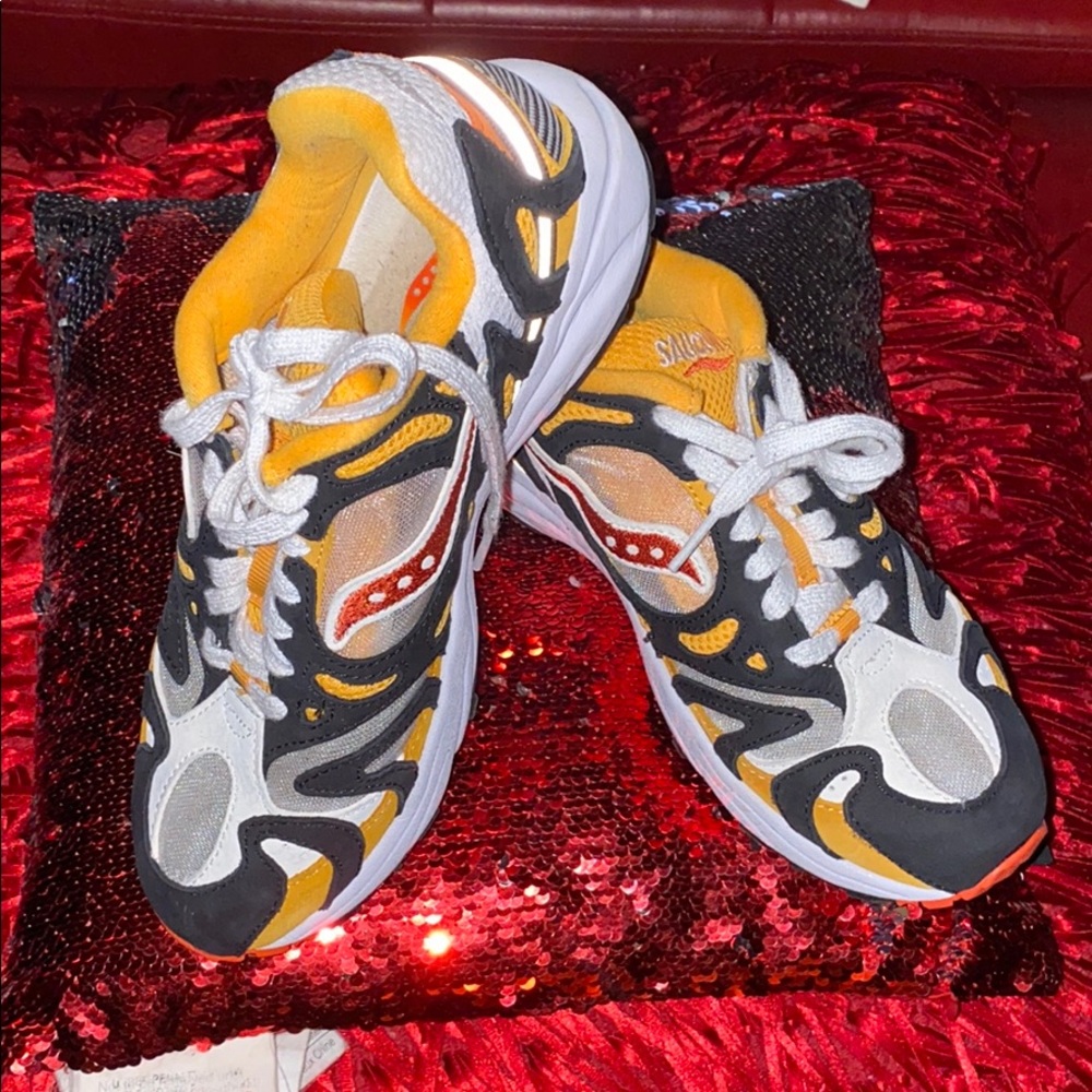 Saucony tiger mesh sneakers